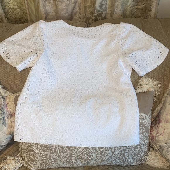 🤍NWOT Charter Club Eyelet Blouse - Picture 9 of 10